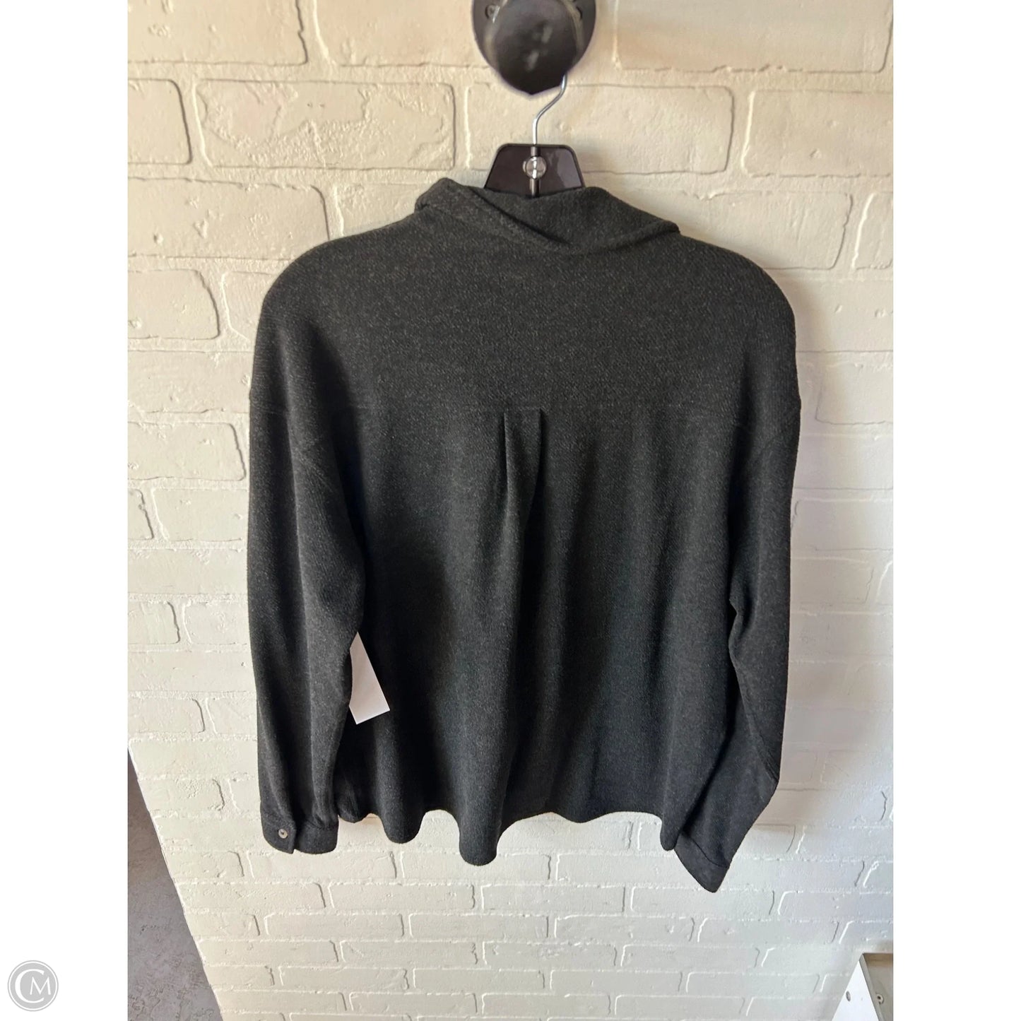 Jacket Shirt By Members Mark In Grey, Size: M