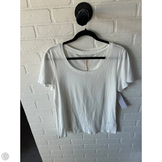 Top Short Sleeve Basic By Quince In White, Size: L