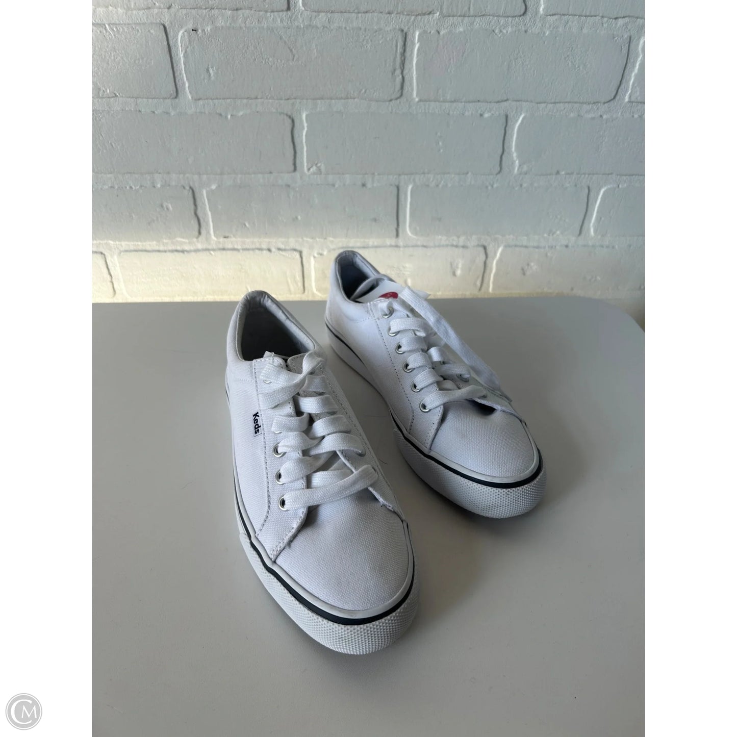 Shoes Sneakers By Keds In Blue & White, Size: 8
