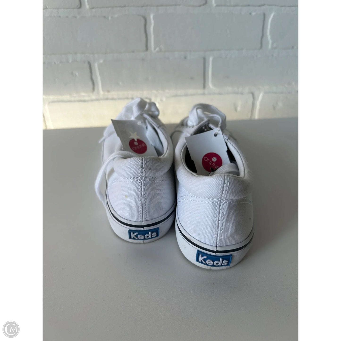 Shoes Sneakers By Keds In Blue & White, Size: 8
