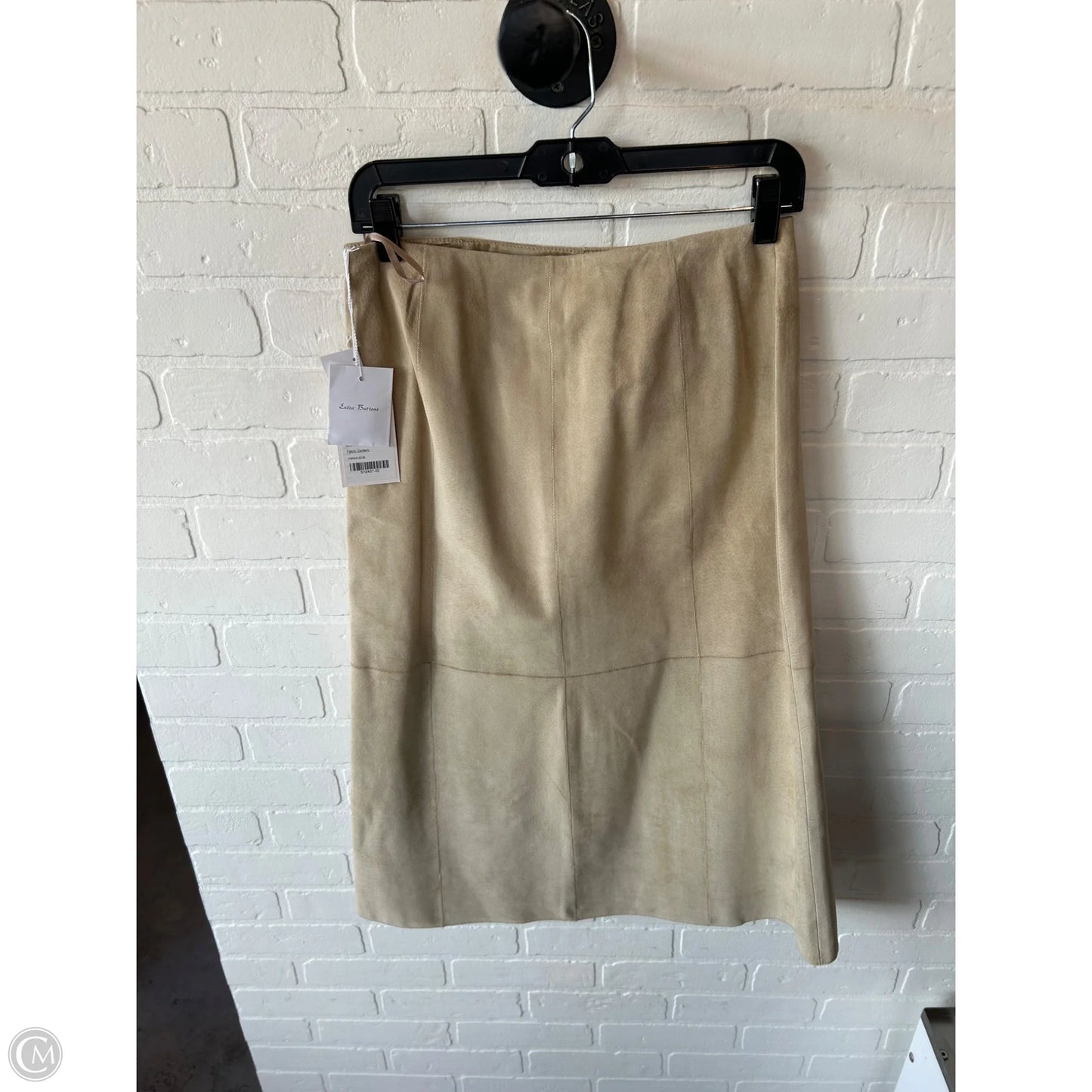 Skirt Midi By Worth Ny In Tan, Size: 2