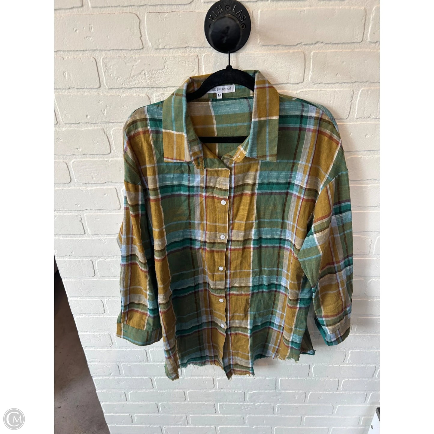 Sweater Short Sleeve By Newbury Kustom In Cream, Size: S