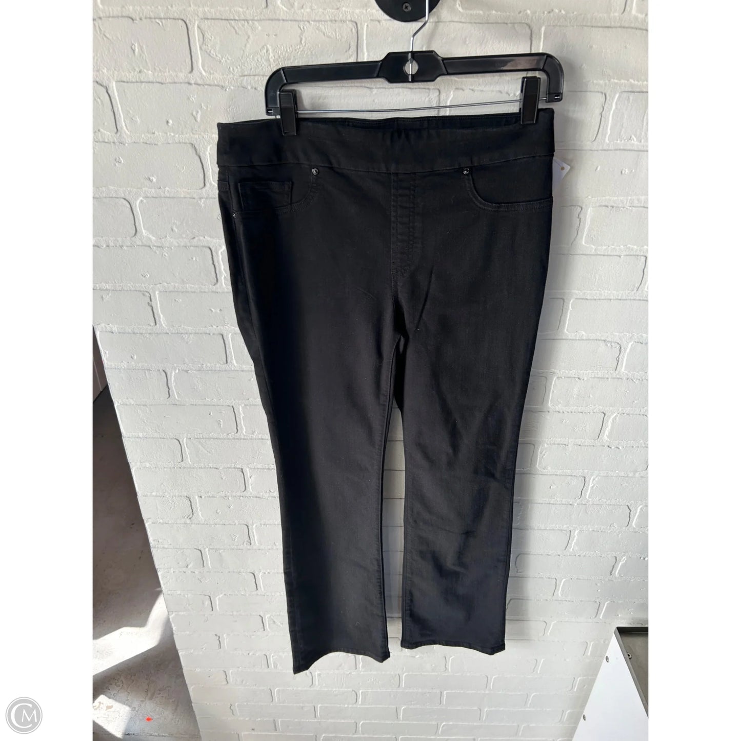 Jeans Jeggings By Chicos In Black Denim, Size: 6