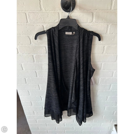 Vest Other By Logo In Black & Grey, Size: L