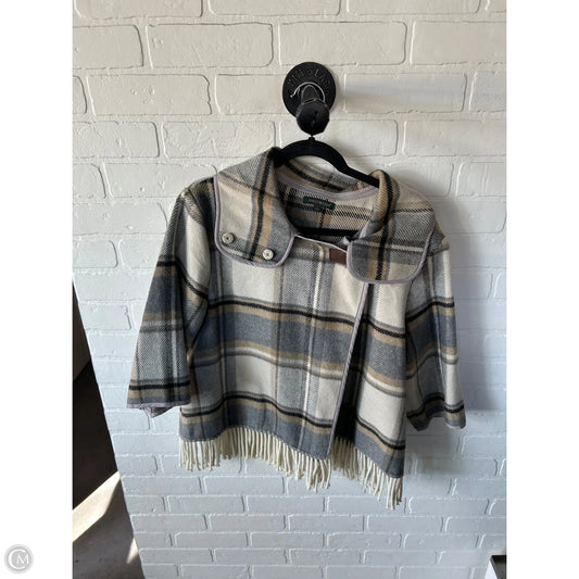 Poncho By For Cynthia In Cream & Grey, Size: L