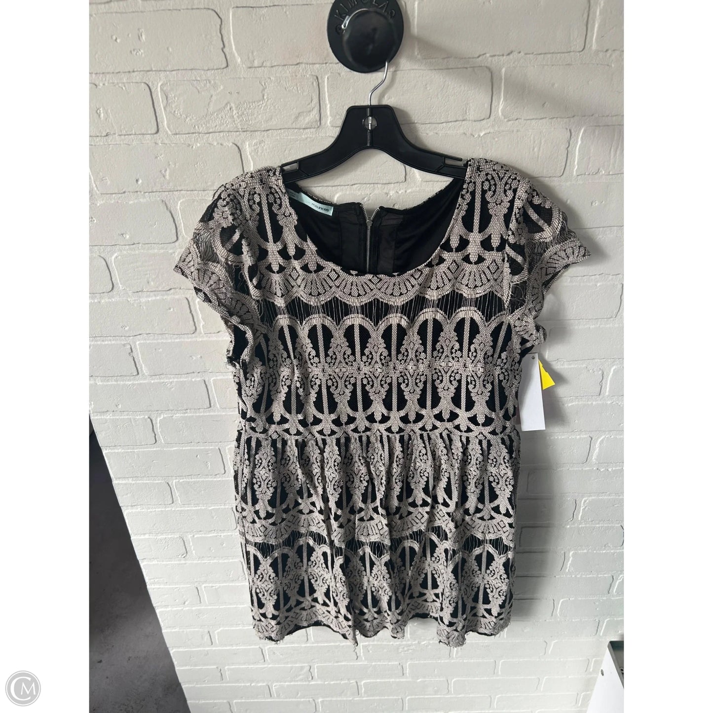 Dress Party Short By Maurices In Black & Cream, Size: Xl