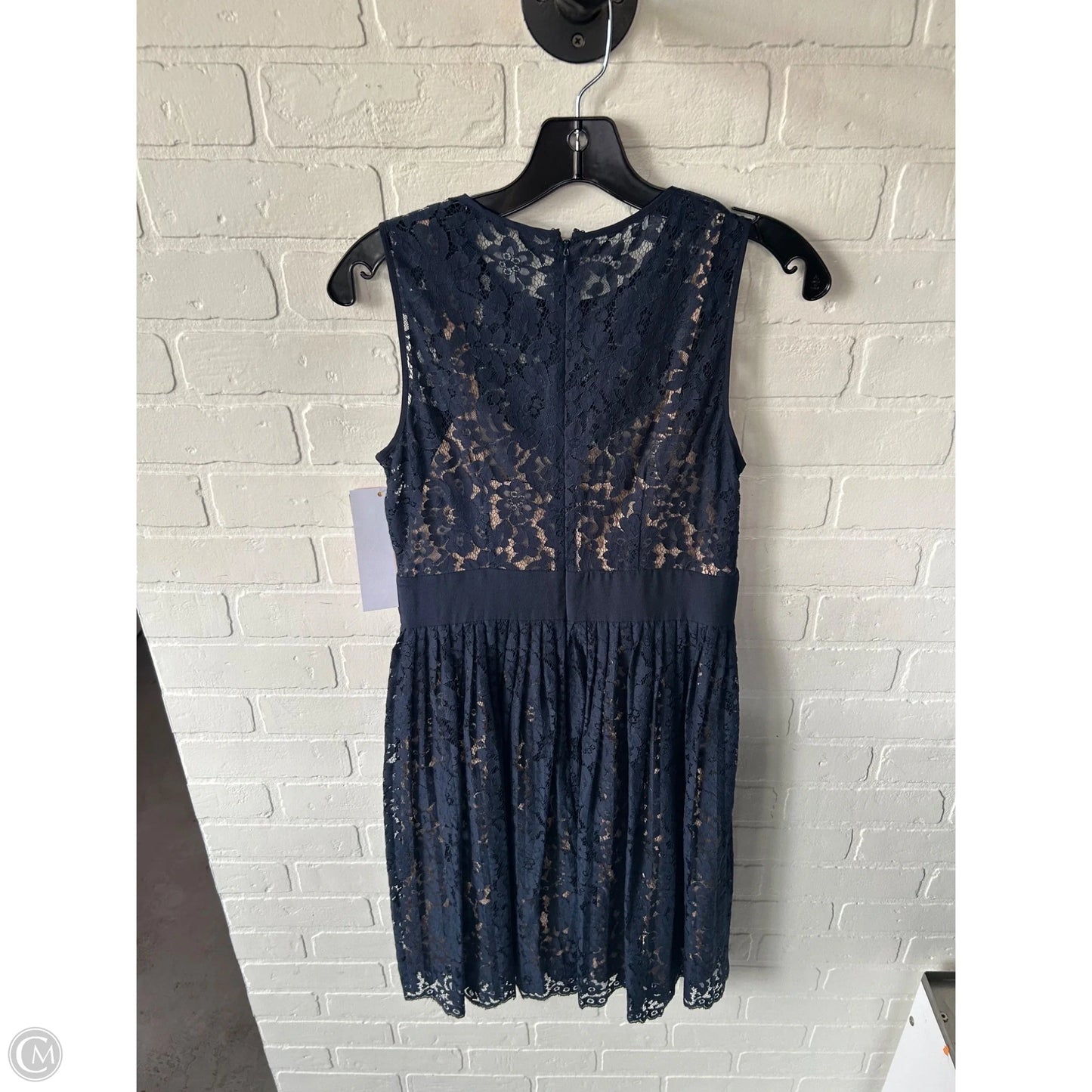 Dress Party Short By Eliza J In Blue & Tan, Size: S