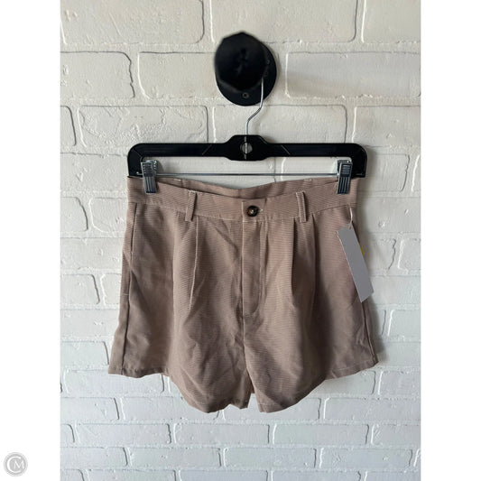 Shorts By Shein In Brown & Cream, Size: 6