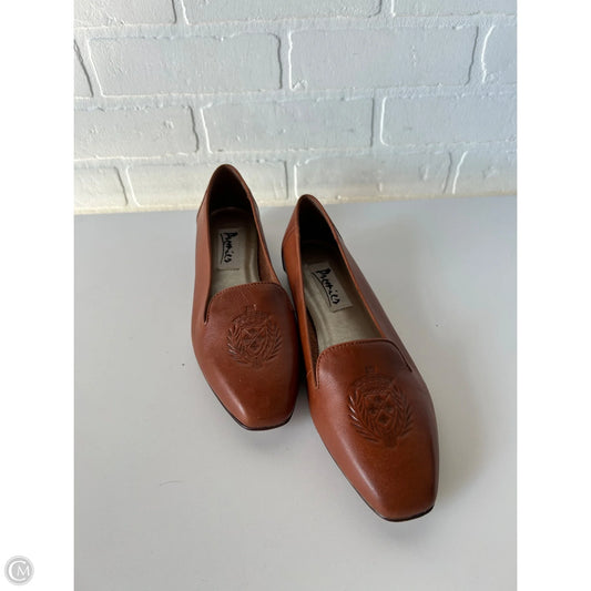 Shoes Flats By Premier In Brown, Size: 9