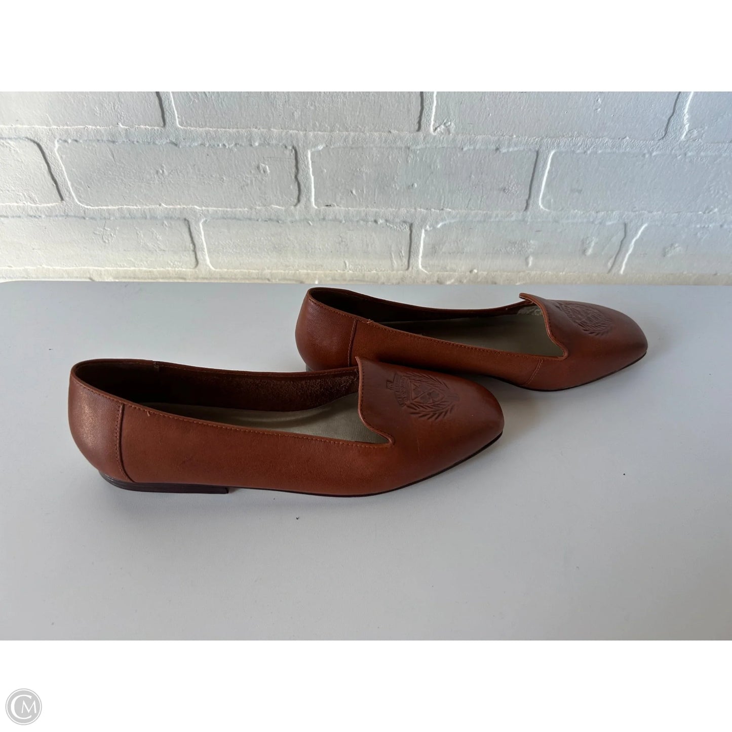 Shoes Flats By Premier In Brown, Size: 9