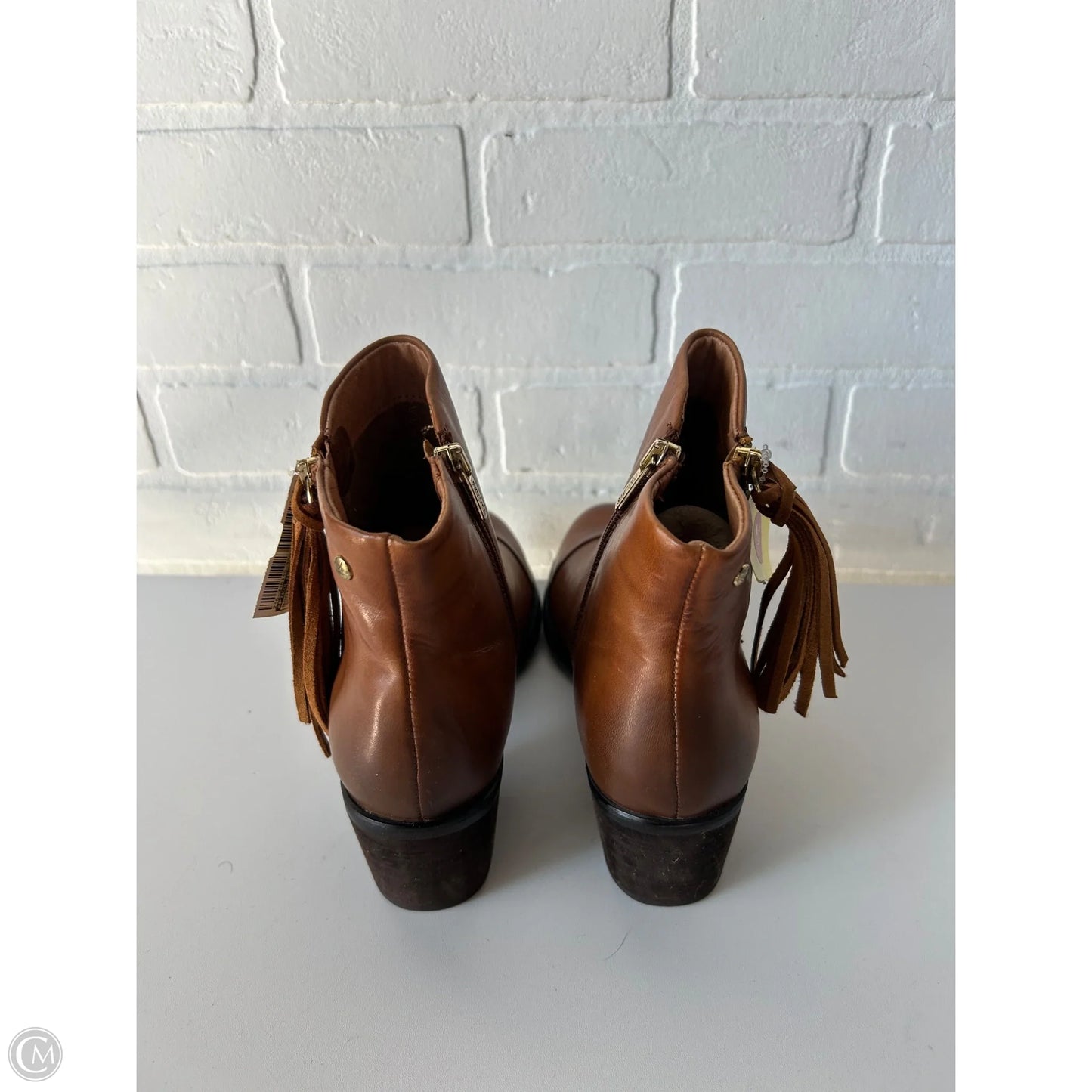 Boots Ankle Heels By Pikolinos In Brown, Size: 7.5