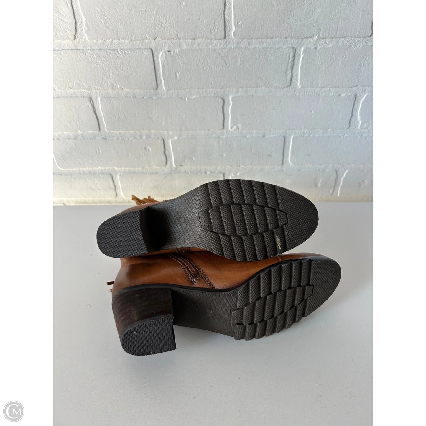 Boots Ankle Heels By Pikolinos In Brown, Size: 7.5