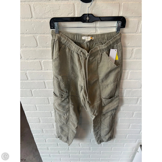 Pants Linen By C And C In Green, Size: 4