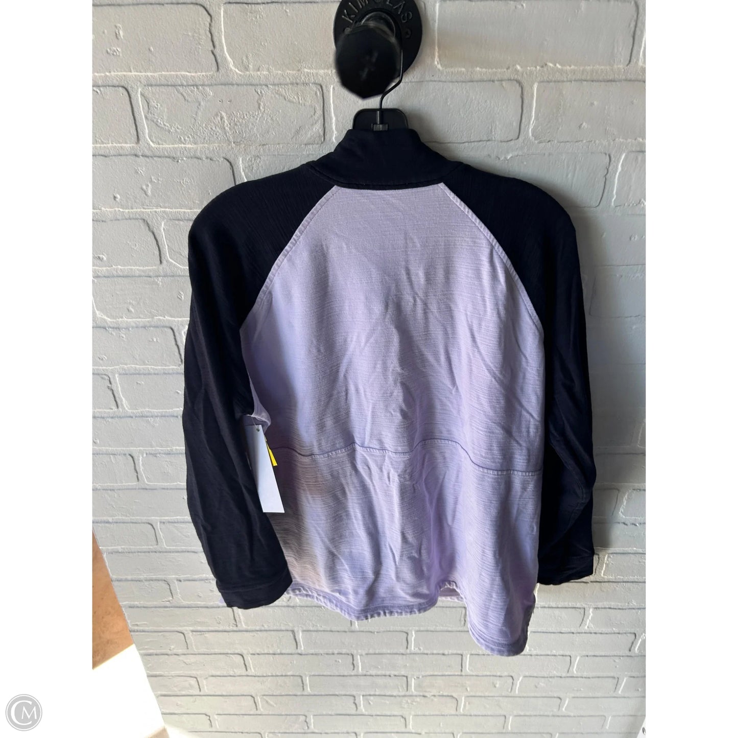 Top Long Sleeve By Talbots In Blue & Purple, Size: 1x