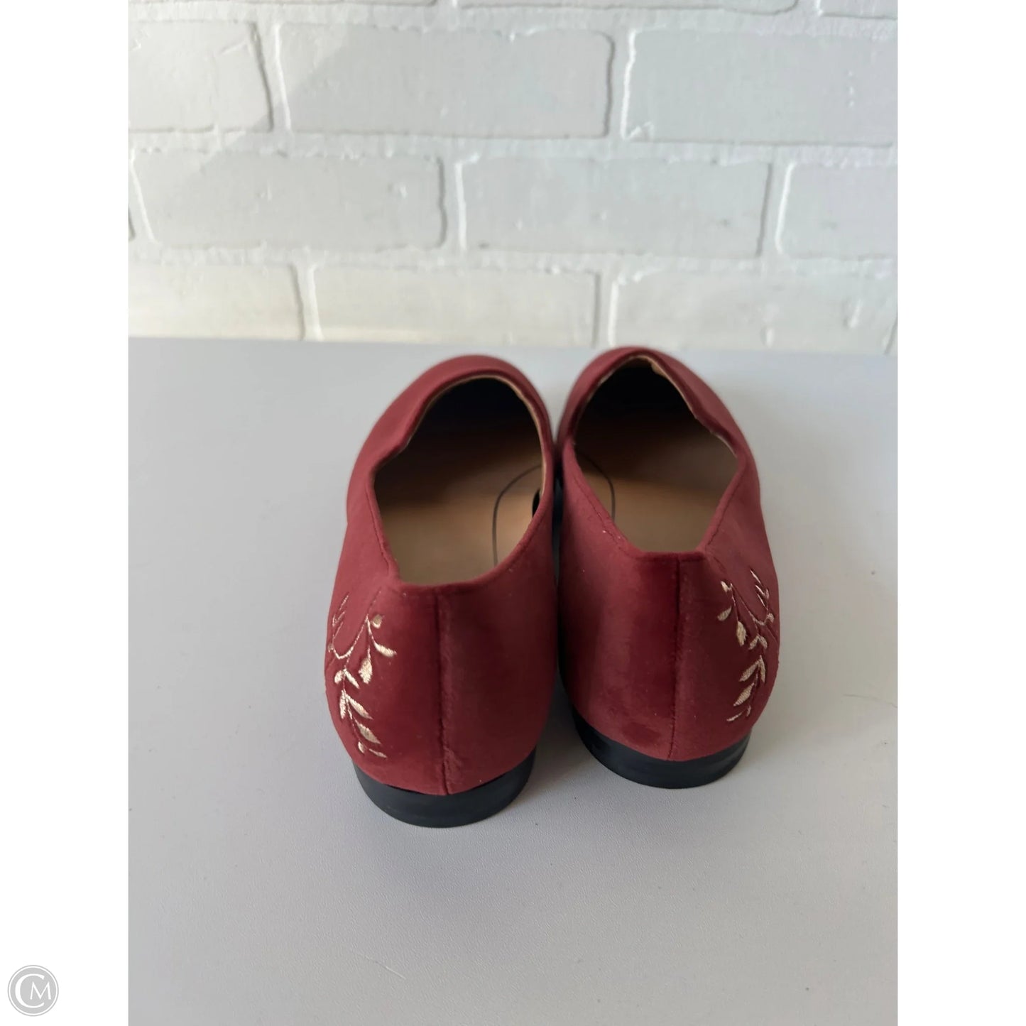 Shoes Flats By Vionic In Red, Size: 7.5