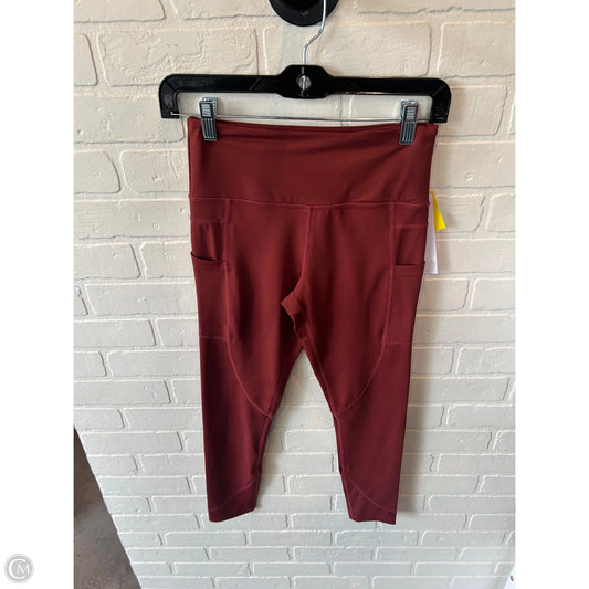 Athletic Capris By Zyia In Brown, Size: 4