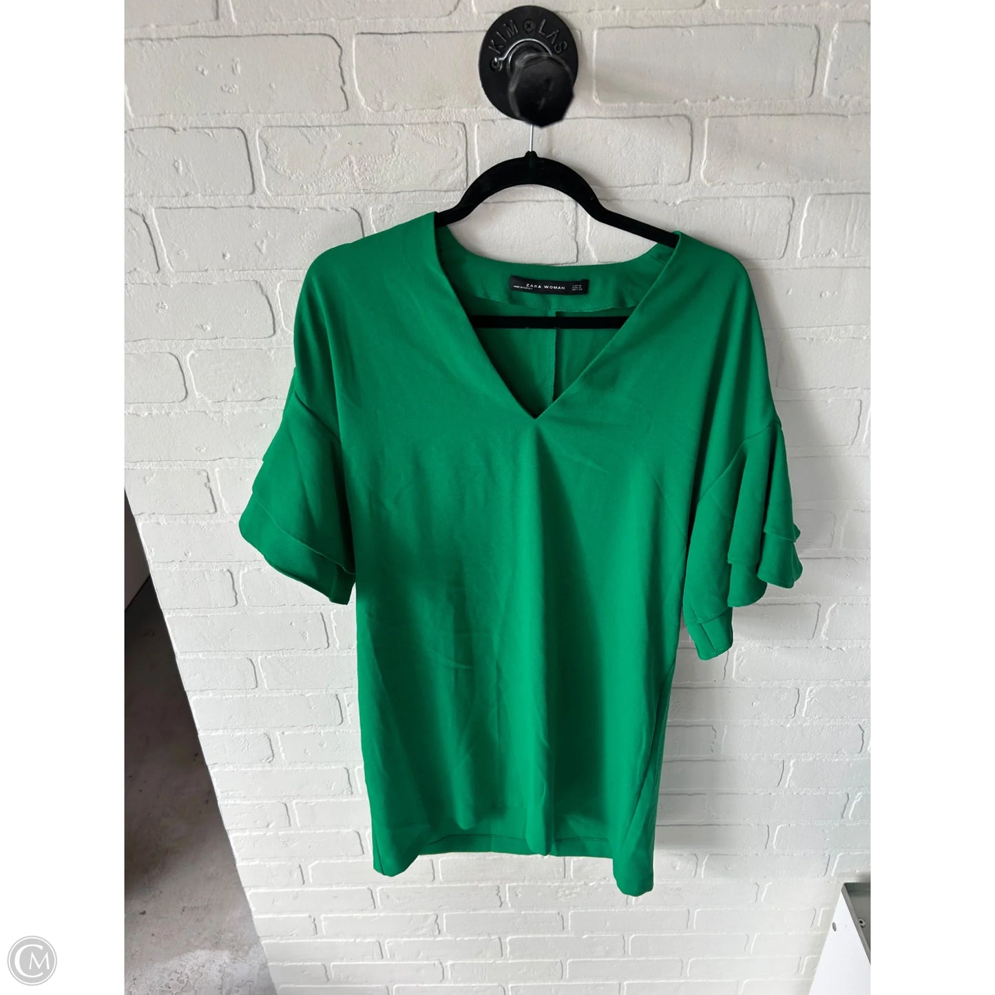 Dress Work By Zara Women In Green, Size: M