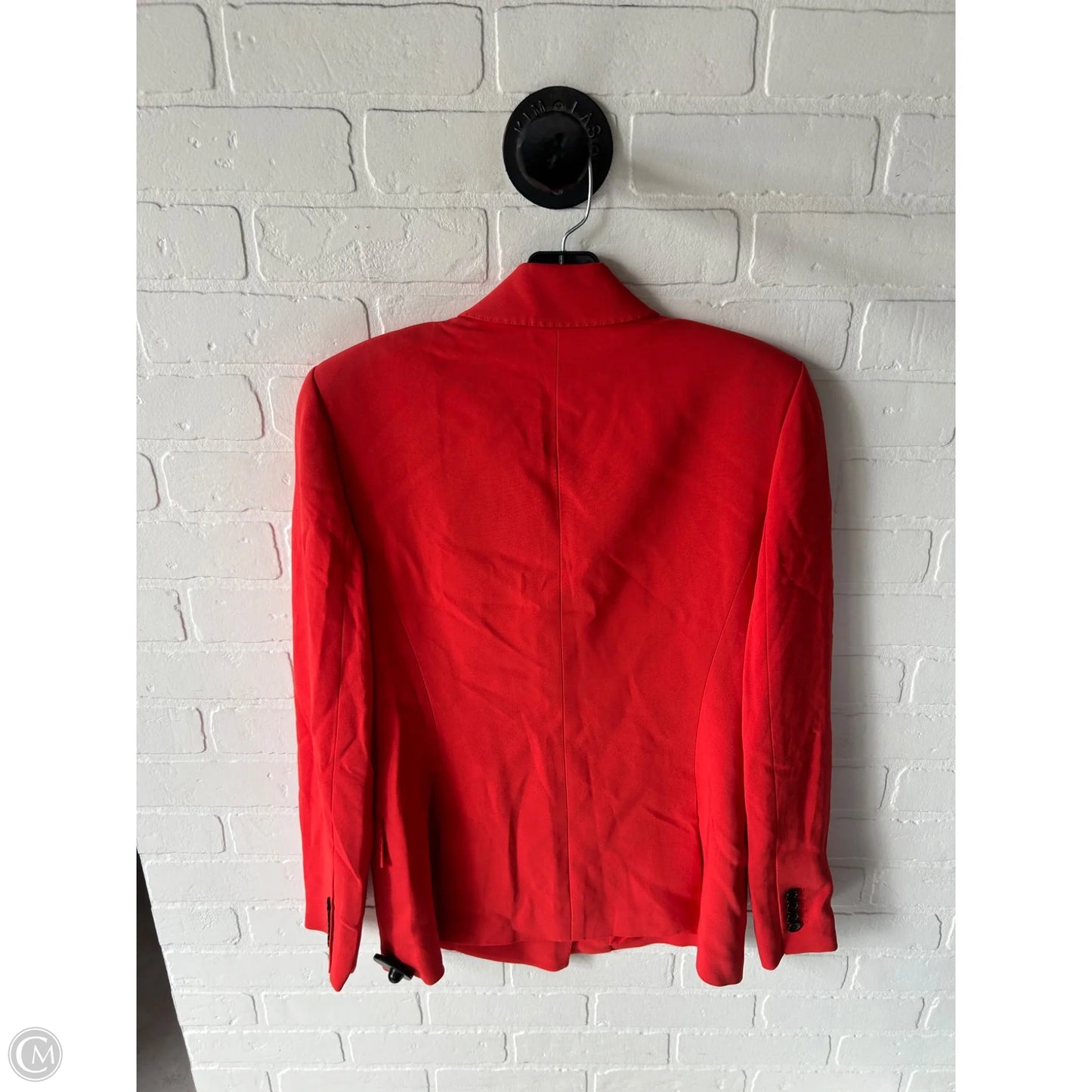 Blazer By Donna Karan In Orange, Size: S