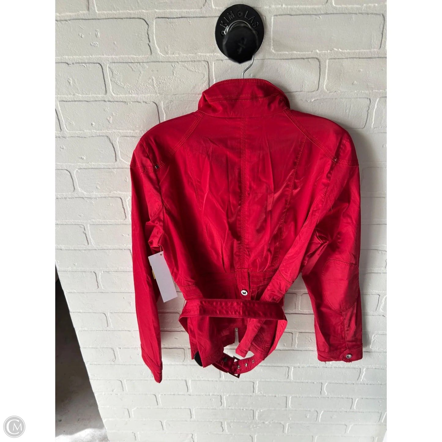 Jacket Moto By White House Black Market In Red, Size: M