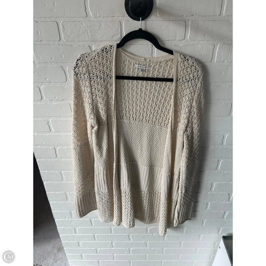 Sweater Cardigan By American Eagle In Cream, Size: M