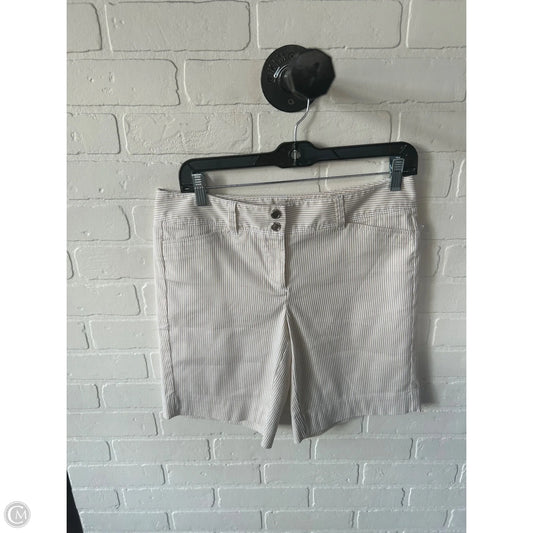 Shorts By White House Black Market In Tan & White, Size: 4