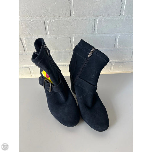 Boots Ankle Heels By Vince Camuto In Navy, Size: 8.5