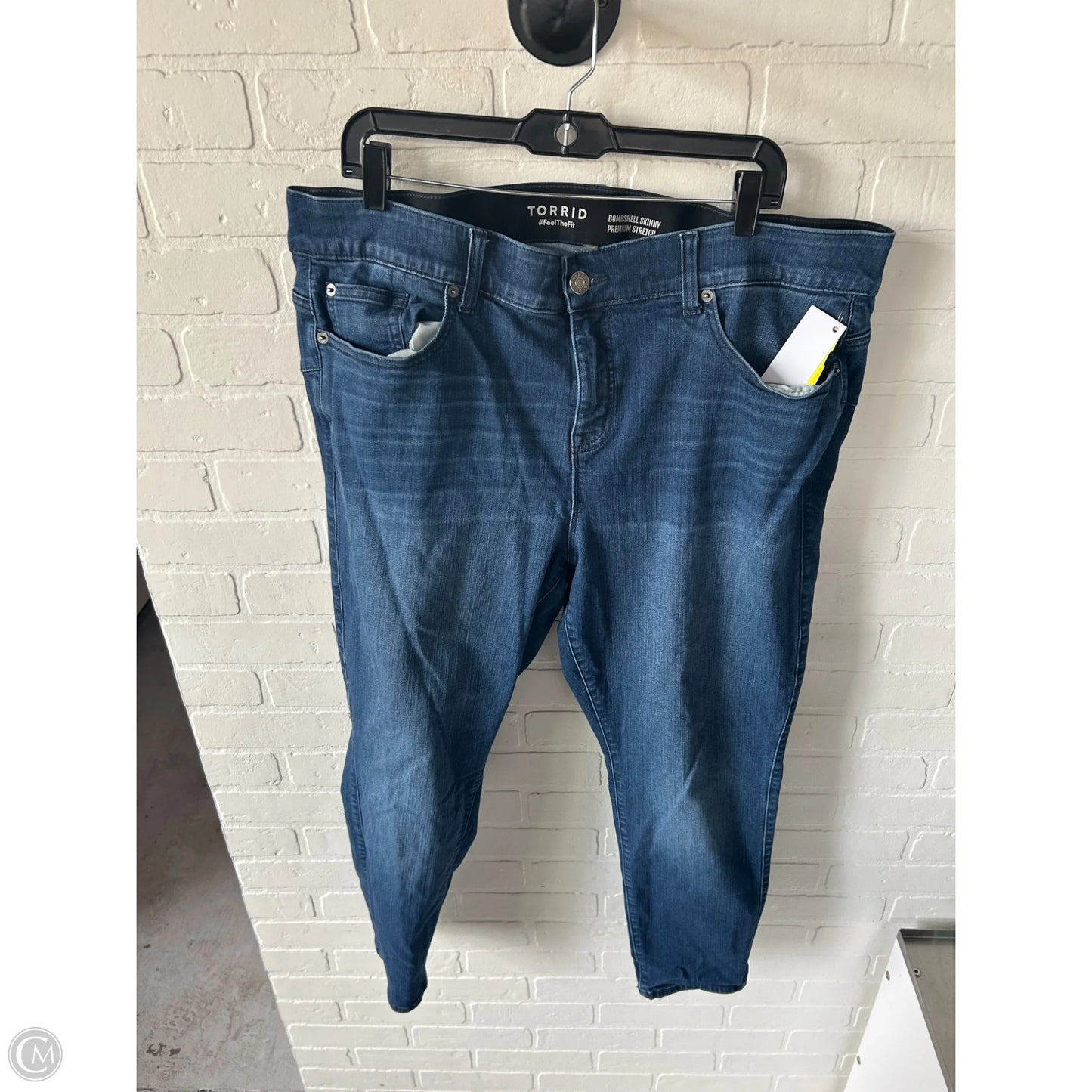 Jeans Skinny By Torrid In Blue Denim, Size: 22