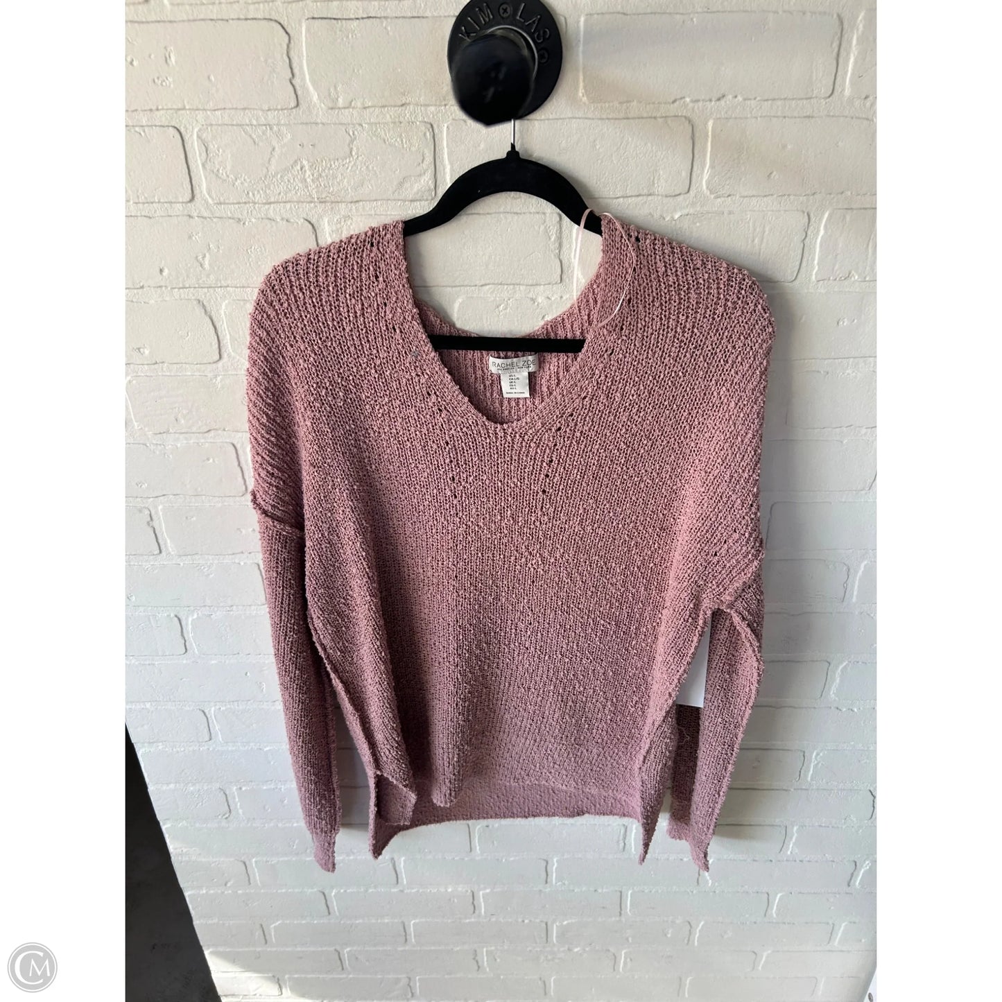Sweater By Rachel Zoe In Pink, Size: L