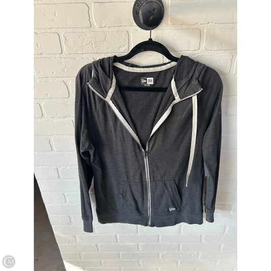 Top Long Sleeve By New Era In Grey, Size: L