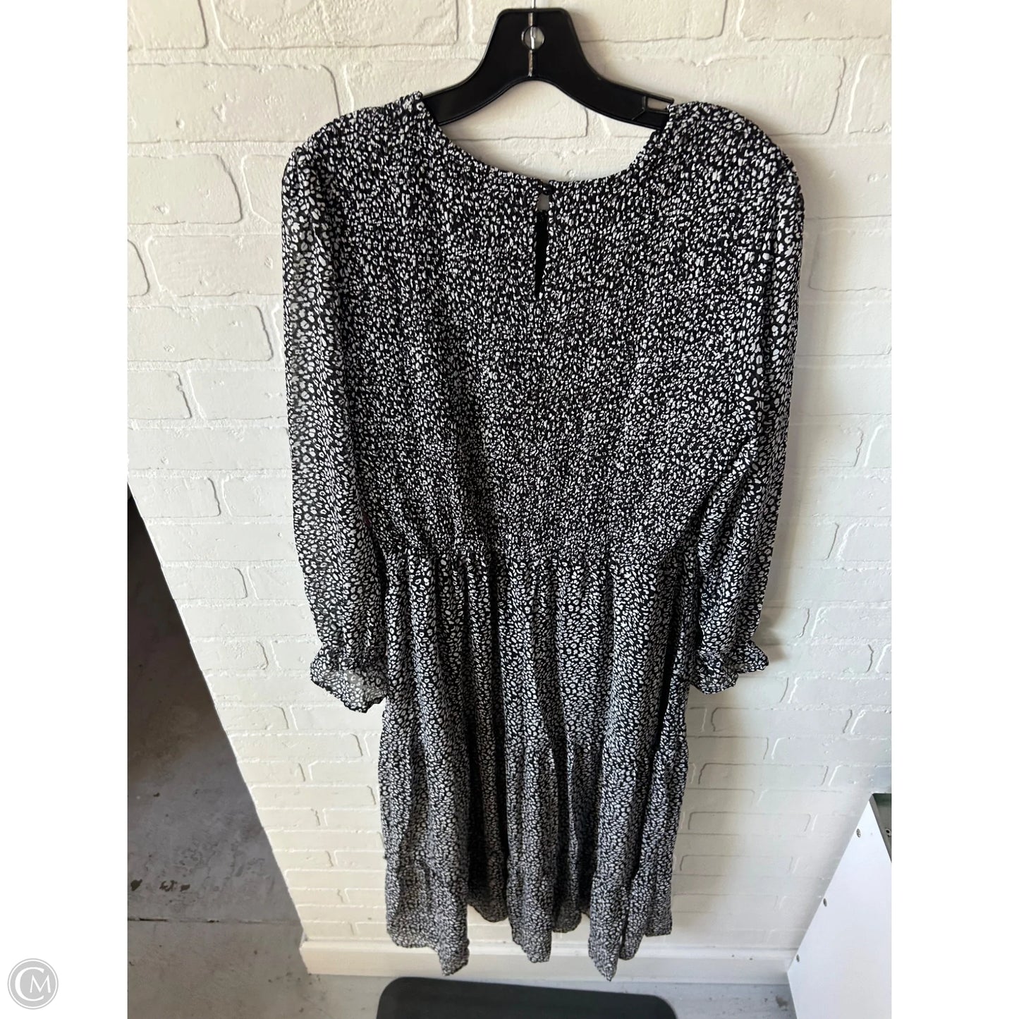 Dress Casual Maxi By Cme In Black & White, Size: Xl