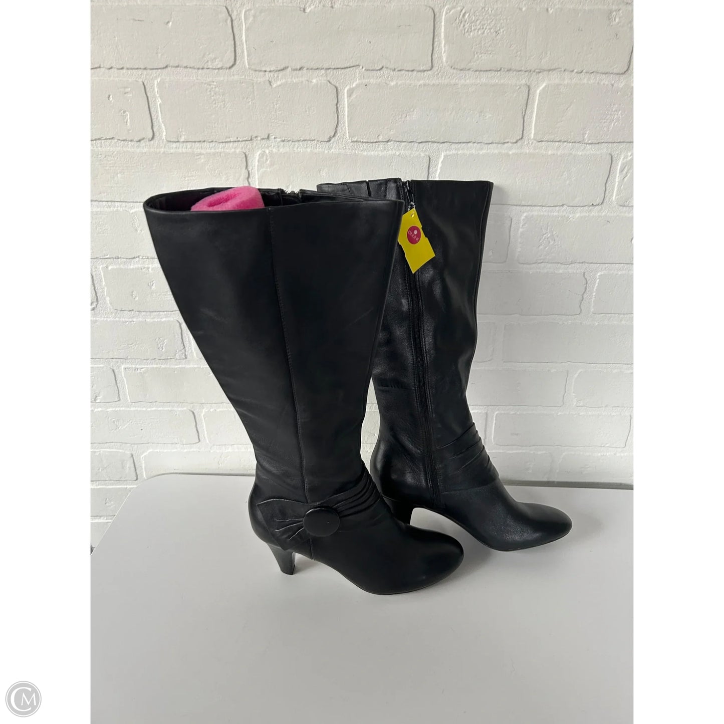 Boots Mid-calf Heels By Naturalizer In Black, Size: 5