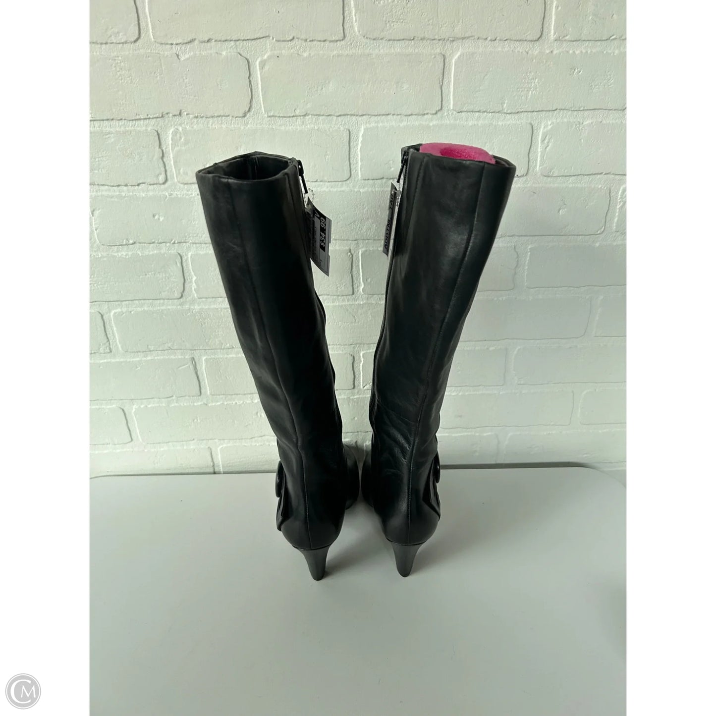 Boots Mid-calf Heels By Naturalizer In Black, Size: 5