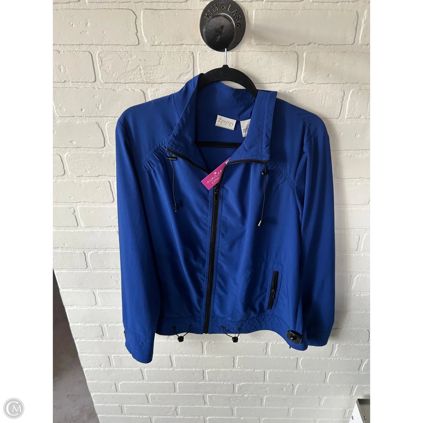 Jacket Other By Chicos In Blue, Size: L