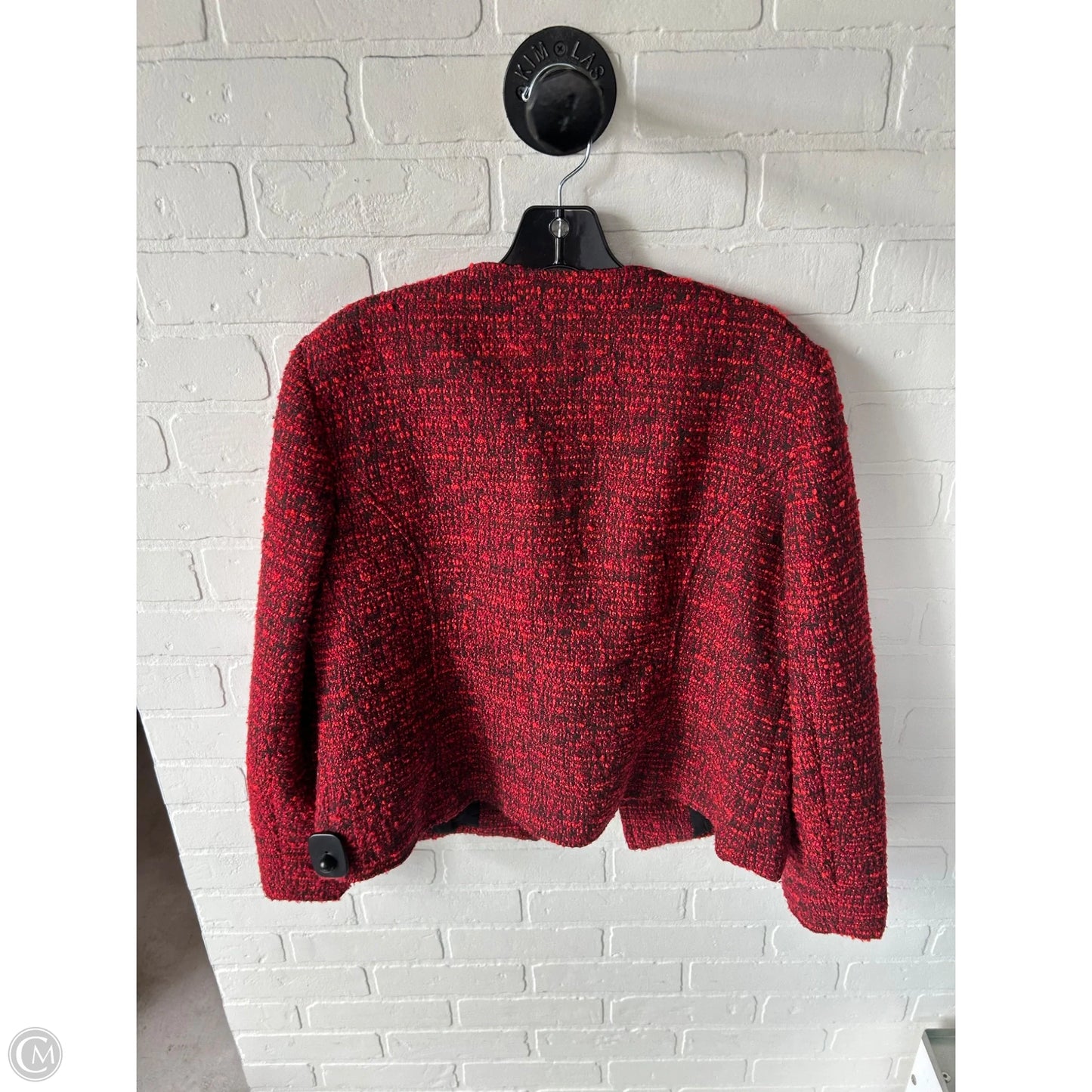 Blazer By Chicos In Red, Size: L
