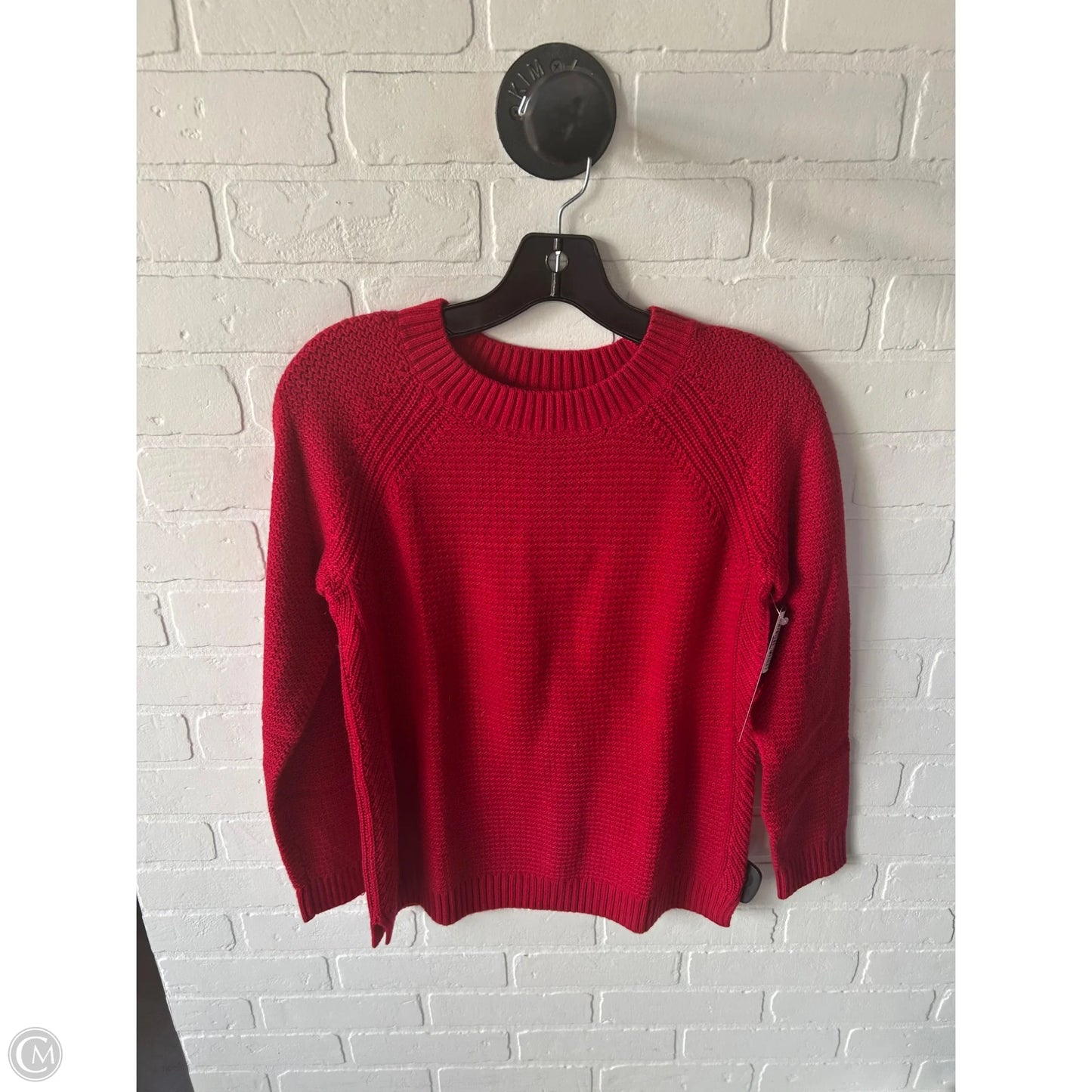Sweater By Talbots In Red, Size: S