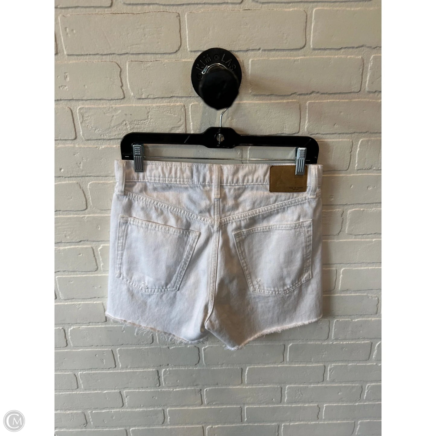 Shorts By Rag And Bone In White Denim, Size: 4