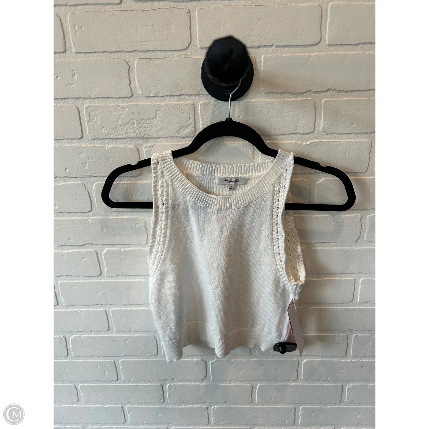 Vest Sweater By Madewell In White, Size: S