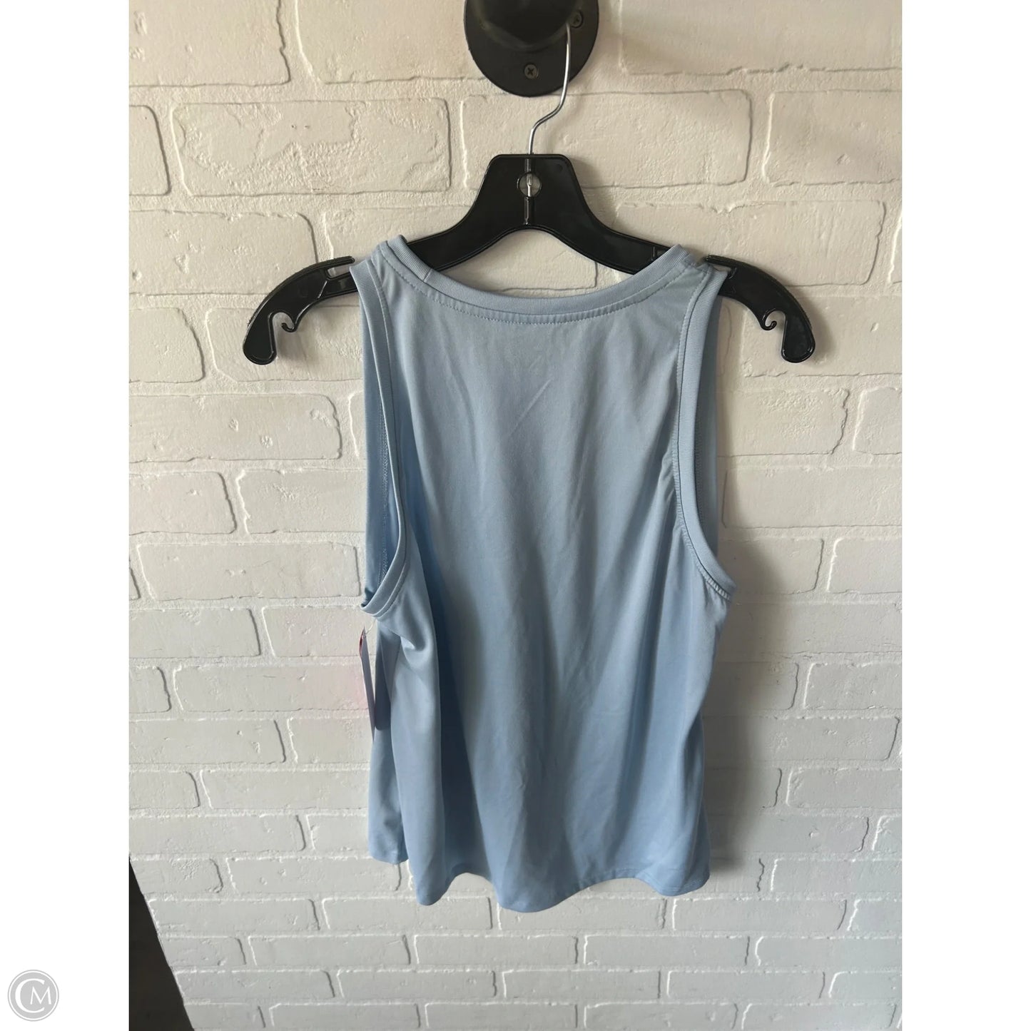 Athletic Tank Top By Nike In Blue & White, Size: M