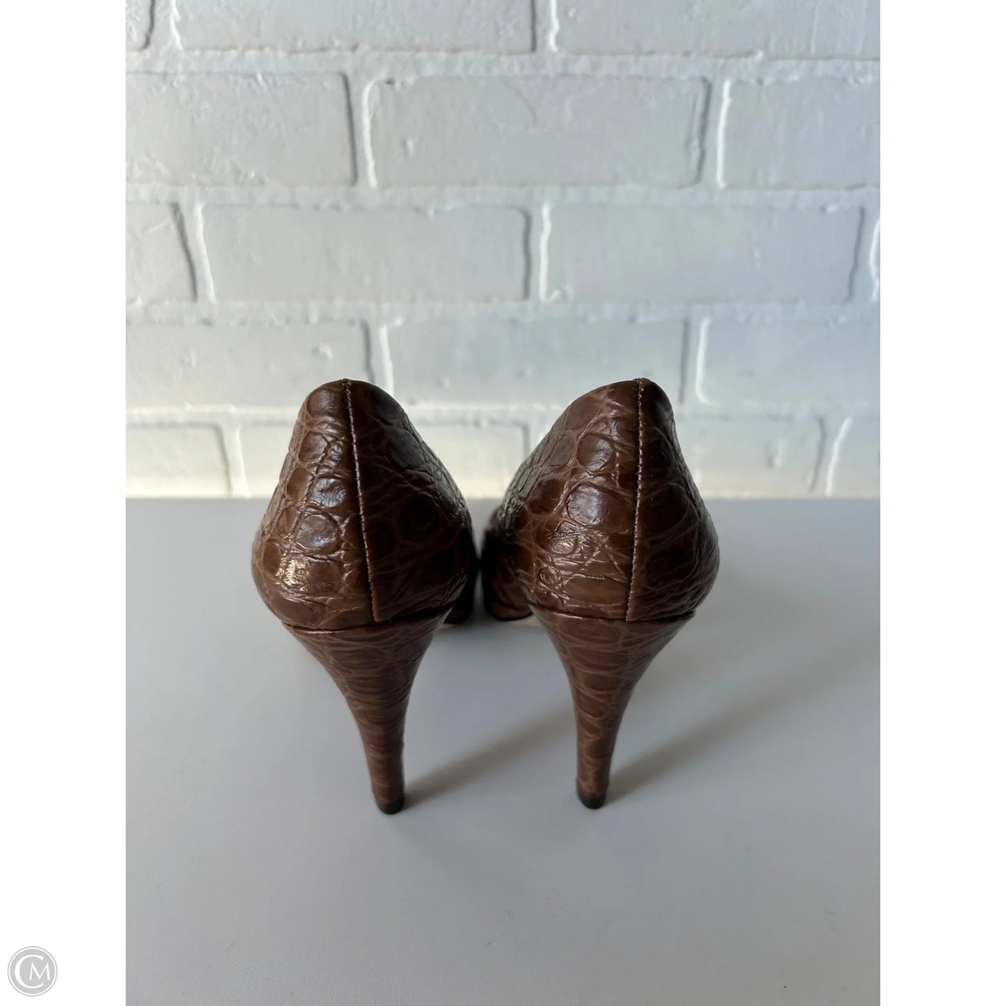 Shoes Heels Stiletto By Ellen Tracy In Brown, Size: 9