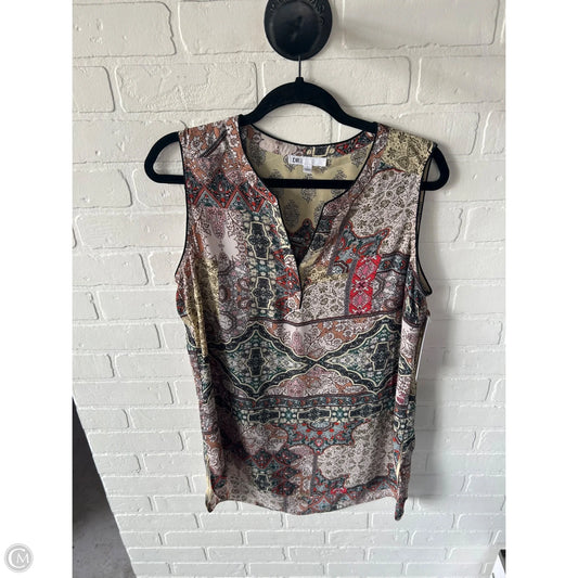 Tunic Sleeveless By Dr2 In Multi-colored, Size: L