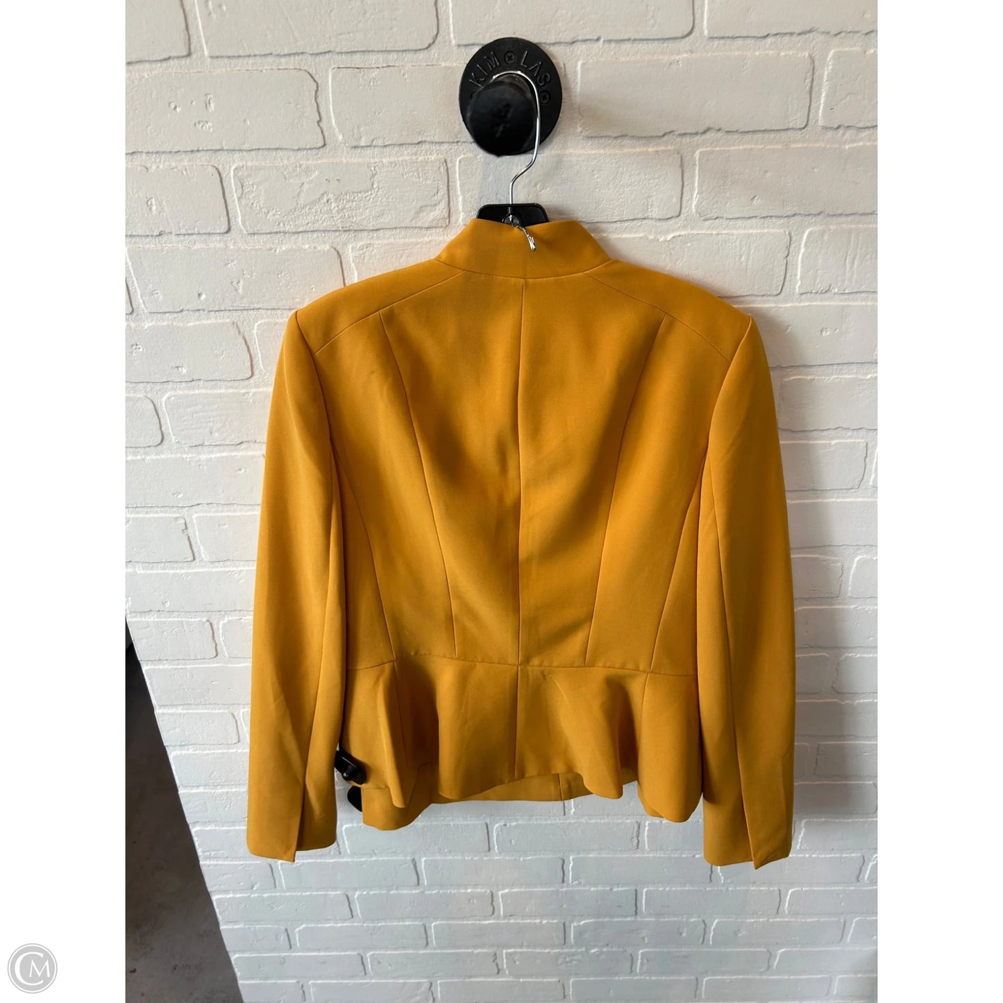 Skirt Suit 2pc By White House Black Market In Gold & Yellow, Size: M