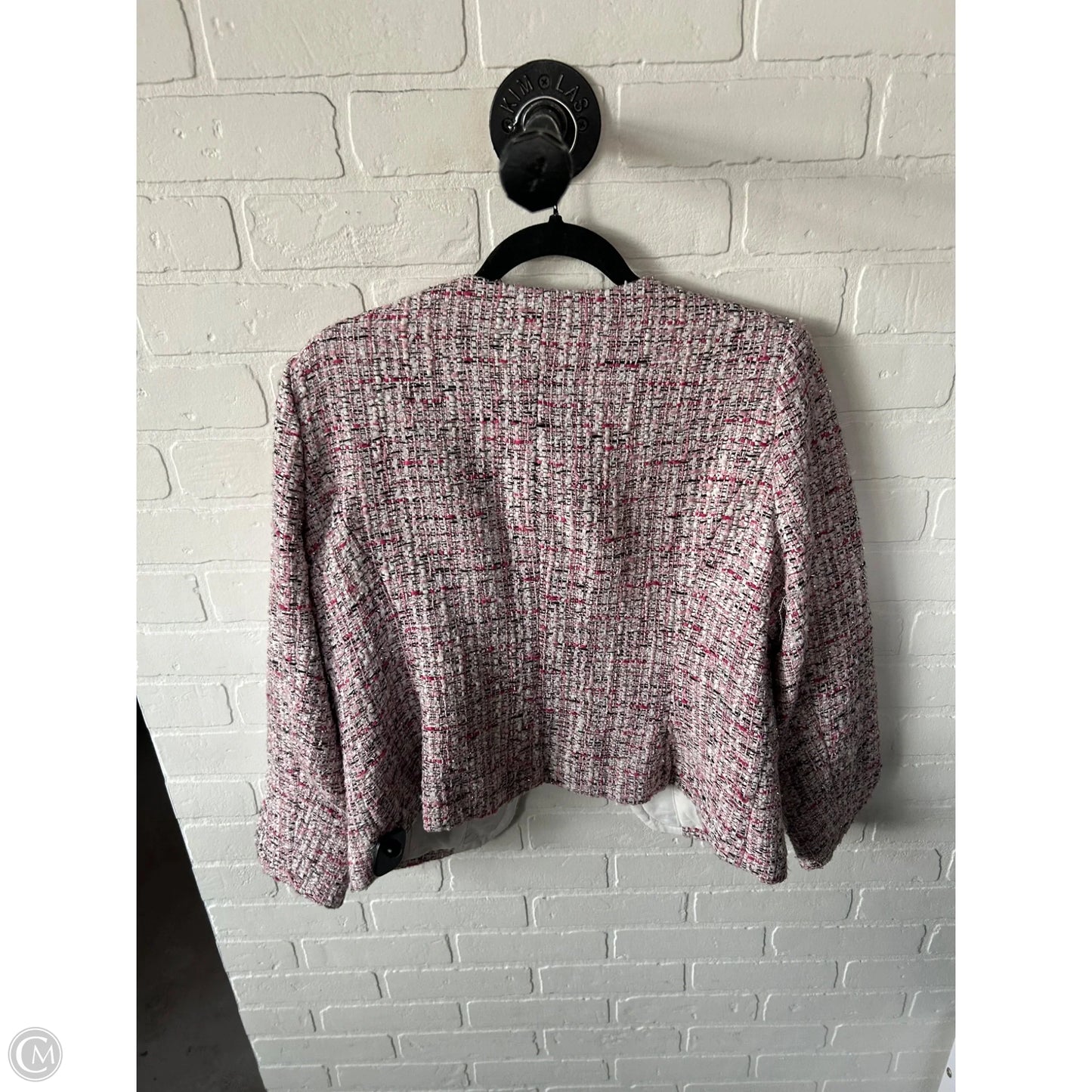 Blazer By White House Black Market In Pink & White, Size: L