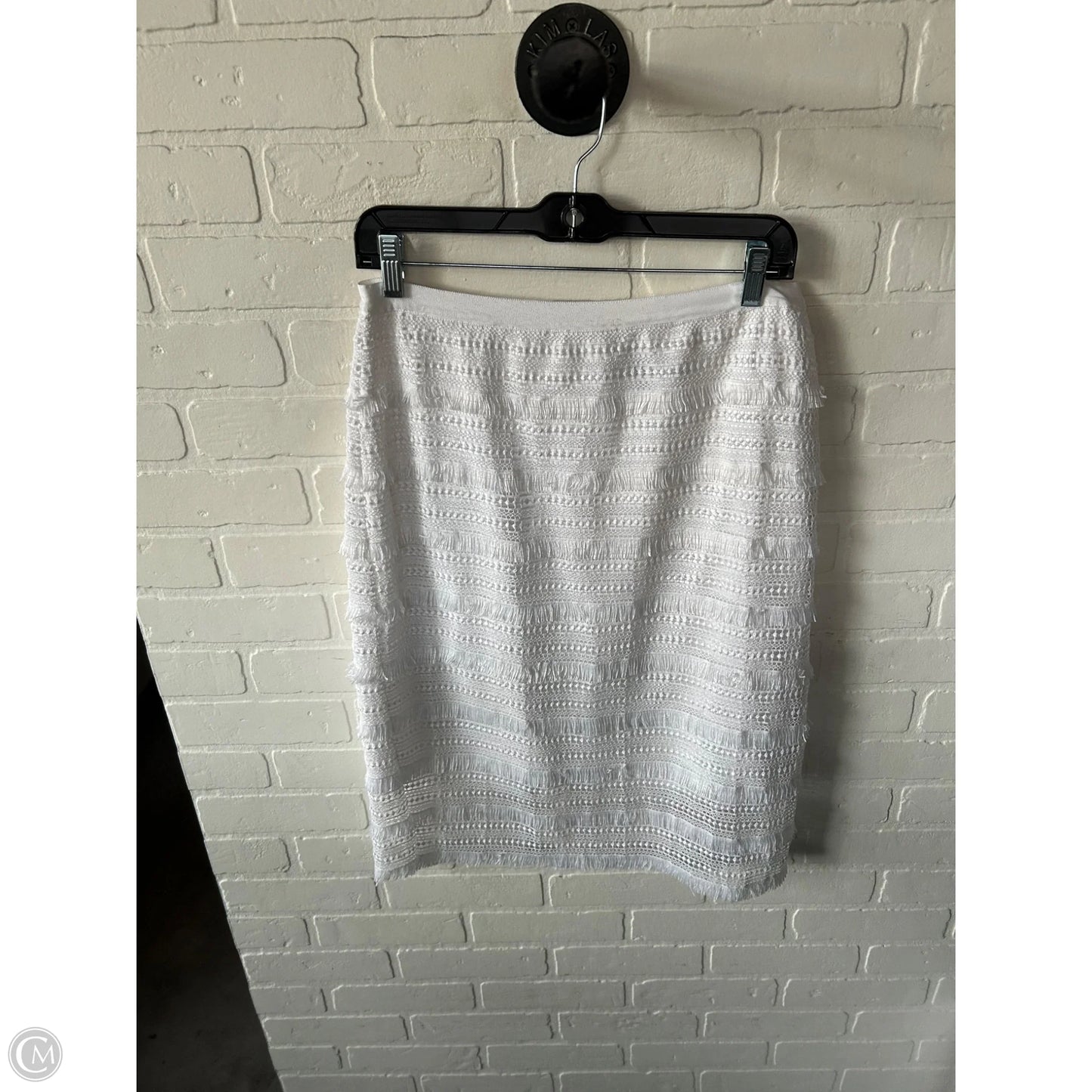 Skirt Midi By White House Black Market In White, Size: 10