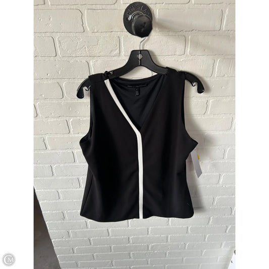 Top Sleeveless By White House Black Market In Black & White, Size: L