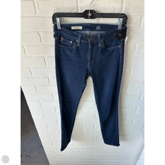 Jeans Skinny By Ag Jeans In Blue Denim, Size: 6