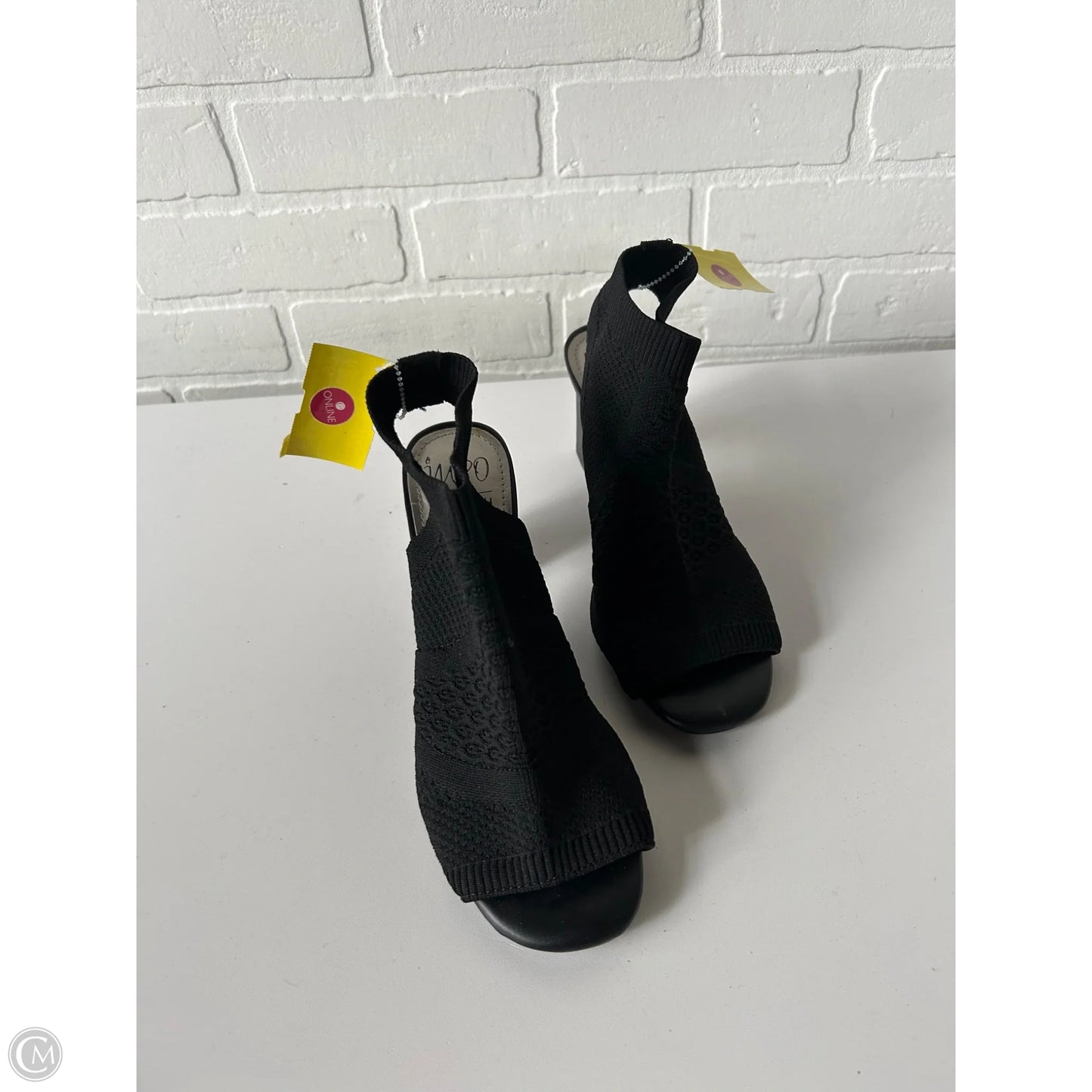 Sandals Heels Block By Impo In Black, Size: 7.5