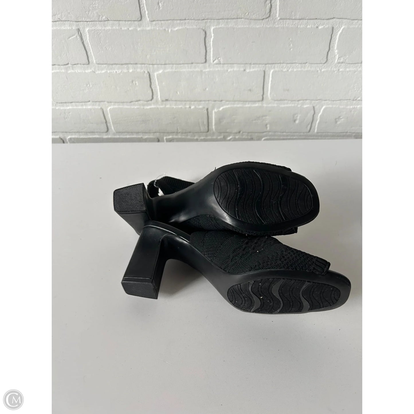 Sandals Heels Block By Impo In Black, Size: 7.5