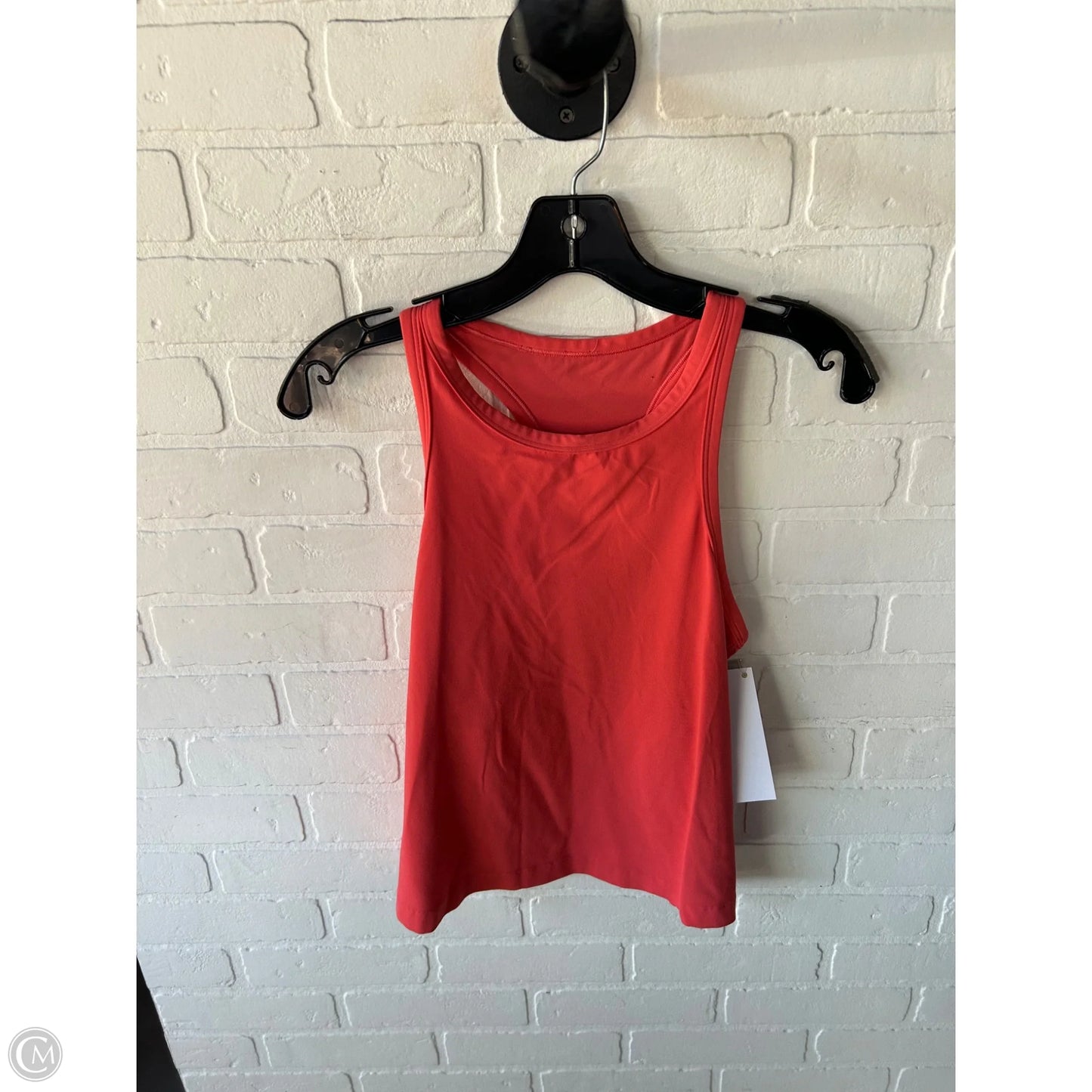Athletic Tank Top By Lululemon In Orange, Size: Xs