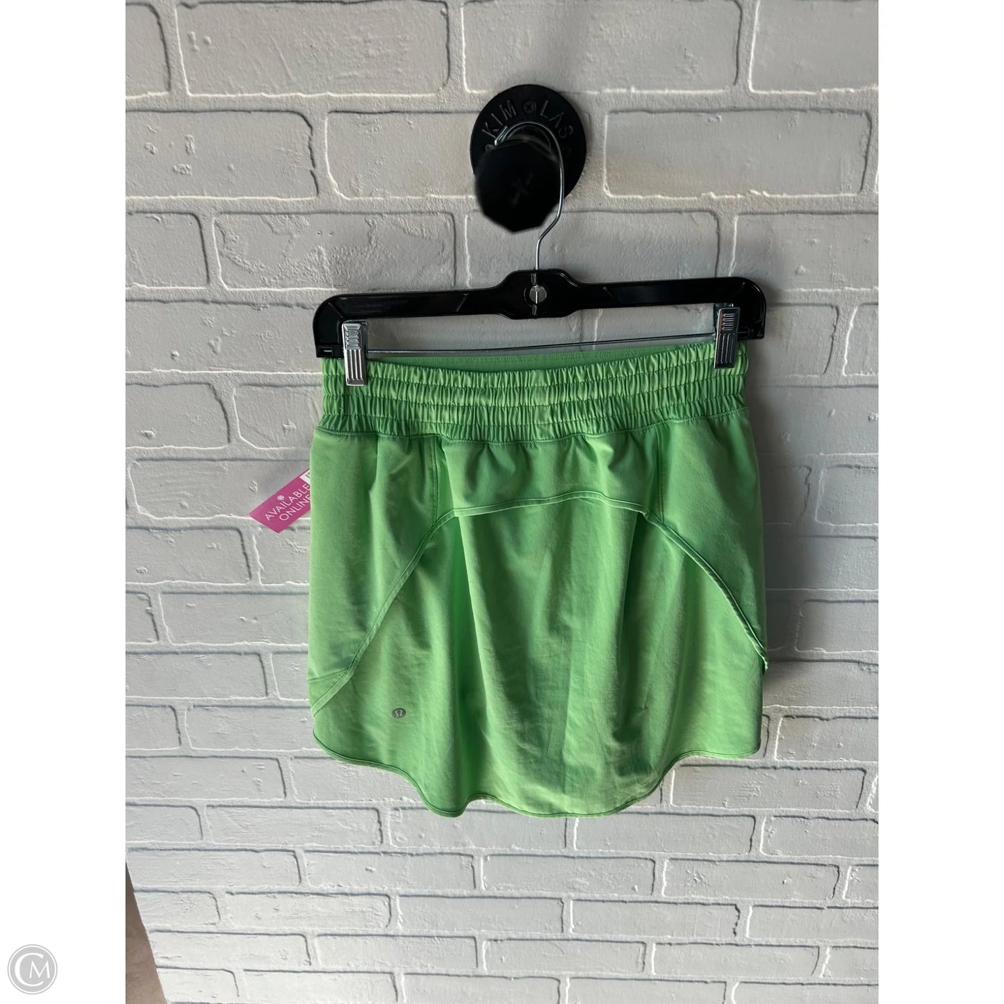 Athletic Skort By Lululemon In Green, Size: 6