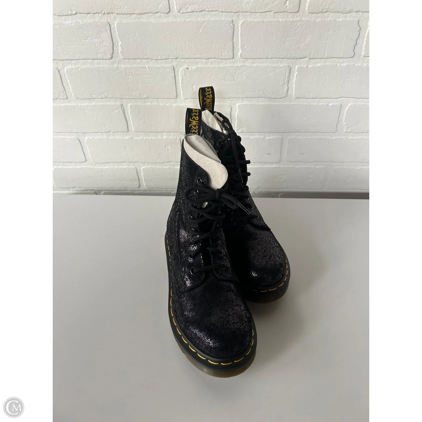Boots Ankle Flats By Dr Martens In Black, Size: 7